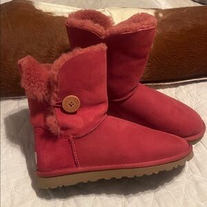UGG Women's Vibrant Red Winter Boots